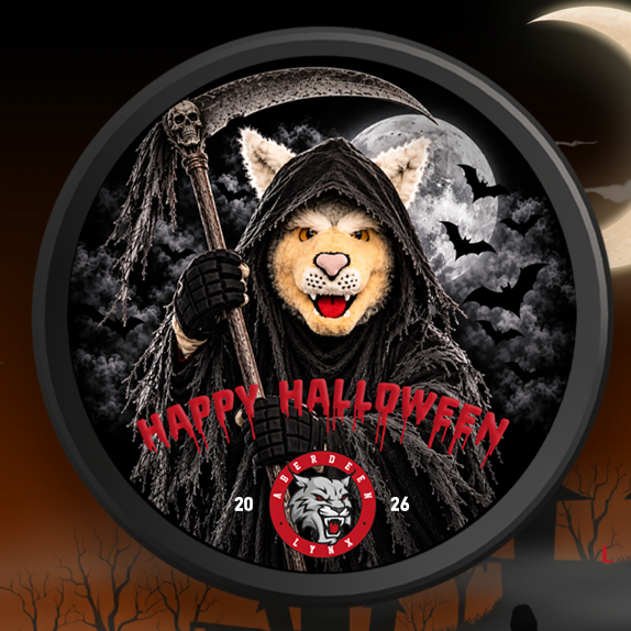 Aberdeen Lynx 2026 Limited Edition Halloween Puck 🎃