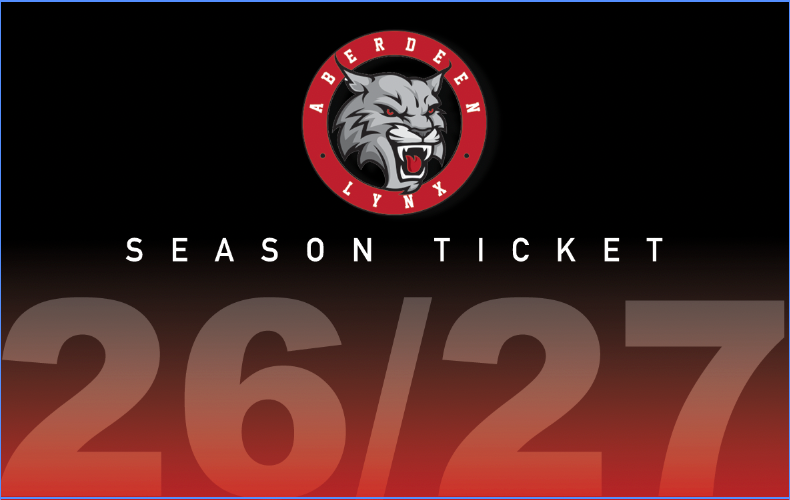 erdeen Lynx 2026/27 Season Ticket Printed Card